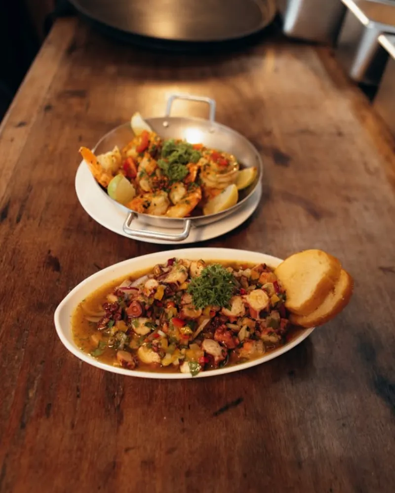 Camarão & Vinagrete